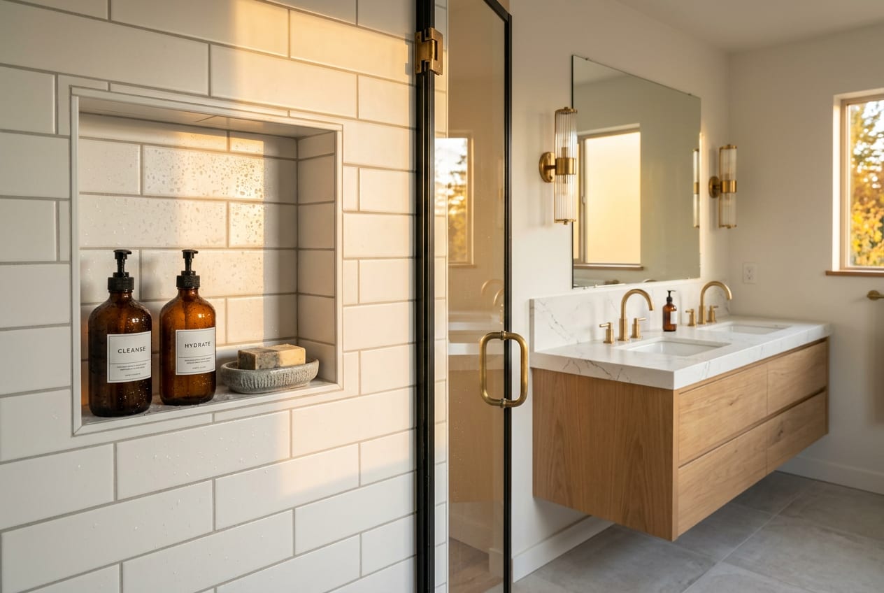 Ruiz Bathroom Remodeling Company, bathroom remodeling in Orting, completed project 3